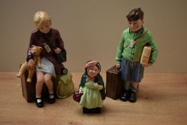 Two limited edition Royal Doulton bone china Children of the Blitz series figures/figurines