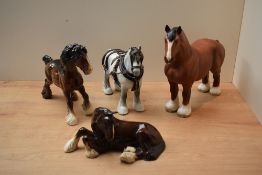 A Beswick Pottery Burnham Beauty (without harness) model number 2309 designed by Albert Hallam in