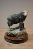 A limited edition Border Fine Arts animal group 'Herdwick Ewe & Lamb' model number L79 by Ray Ayres,