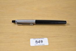 A Parker Jotter fibre tip pen in black