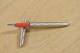 A Sheaffer Lady Skripsert cartridge fill fountain pen in Tulle Gold having Sheaffer Australia nib.