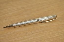 A boxed Sheaffer Prelude ballpoint pen in Barleycorn pattern