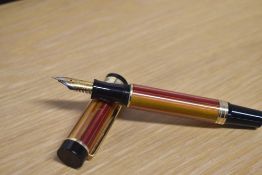 A boxed Sigma converter fill fountain pen in Toucan having Iridium Point Germany nib