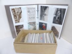 POSTCARDS ASSORTED UK TOPO, FOREIGN ETC IN ALBUM AND LOOSE An album with apx 100 assorted postcards,