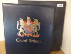 GREAT BRITAIN 1840-1970 DAVO LUXURY ALBUM WITH CASE AND MINT COLLECTION Davo album (marked SG to