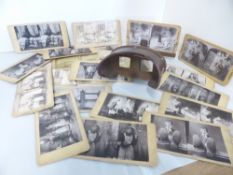 STEREO FINDER WITH SELECTION OF AMUSANTES SLIDES Stereo finder along with apx 20 slides all from