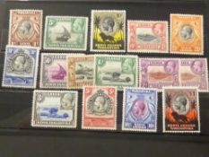 KENYA, UGANDA & TANGANYIKA (KUT) 1935 GV DEFINITIVES SET OF 14 - MINT Card with set of 14 values