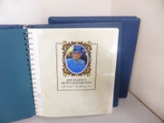 ROYALTY 2006 QUEENS 80TH BIRTHDAY OMNIBUS MNH COLLECTIONS IN PAIR OF LINDNER ALBUMS Fine pair of