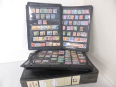 WORLDWIDE- 2 BOX FILES+ LOOSE WITH APX 200+ PAGES OF HAGNER SHEETS WITH COLLECTION Two box files