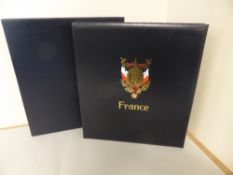FRANCE 1970-83 DAVO LUXURY ALBUM WITH CASE HINGELESS LEAVES & SMALL USED COLLECTION Fine French Davo