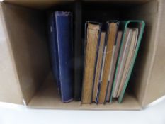 WORLDWIDE STAMP COLLECTIONS x 9 IN BOX ALL ERAS, MINT & USED Diverse range of world collections in