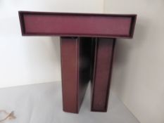 SG DEVON PEG ALBUMS X 3 ALL EMPTY WITH CIRCA 100 PAGES OF UNUSED LEAVES IN EACH 3 Fine Devon peg