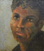Geoffrey Coning (British 1913-1984) oil on board 'Portrait of Tony' signed and dated 64 lower