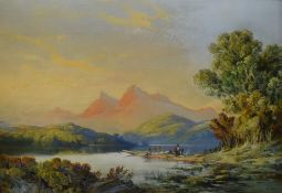 Local interest* Artist unknown, a pair of colourful lakeland scenes, gouache on board, each with
