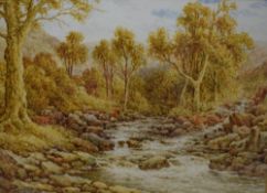 Local interest* Charles A Bool (British 19th/20th century) watercolour 'On The Leven, Nr Windermere'