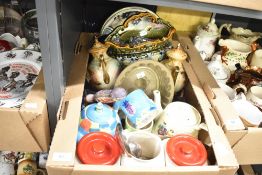 A limited edition Coalport display plate 'The First Harewood Plate' 404/500, an Aynsley Silver