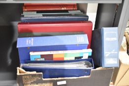 A large selection of albums containing stamps and first day covers relating to GB and the Channel