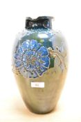 A fine and attractive studio pottery ovoid vase signed by Sir Edmund Elton, known as Elton Ware