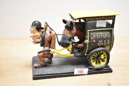 A collectable Rington's horse and cart figurine, L15cm