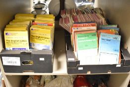 A large selection of vintage and modern maps, mainly Ordnance Survey Outdoor Leisure and Explorer,