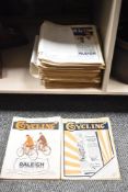 A selection of 1920s/1930s magazines, Cycling interest