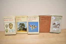 A Observer's Book of Fishwater Fishes of the British Isles, h14.5cm, sold together with 4 others