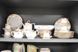Withdrawn A vintage enamelled bread bin and similar flour bin