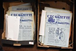A selection of 1920s and 1930s CTC Gazette, Cycling interest