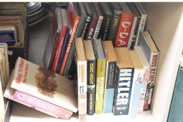A large selection of history and war related books including titles Rorke's Drift by James W