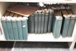 A selection of bound magazine volumes , cycling weekly, 1920s, 1930s and 1940s and a bound