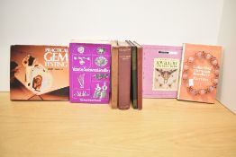 A Victorian Sentimental Jewellery book, sold together with a gem stone book and a silversmith's