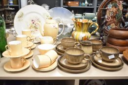 A Wedgwood bone china coffee set and a selection of other ceramics including Denby table ware ,