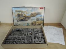 Roden 1:35 scale plastic kit, 814 Holt 75 Artillery Tractor W/BL 8-Inch Howitzer, opened but appears