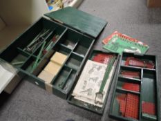 Vintage Meccano including instructions for No5A Accessory Outfit, No 6 Outfit, and similar part