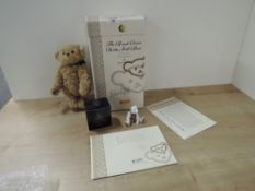 Steiff Bear, Modern Mohair Limited Edition Bear, 661464 The Royal Crown Derby Bear, white tag