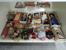 Vintage Souvenir Dolls, Christl (austria) in original box, Maltese Vintage Egg Seller, Myfanwy
