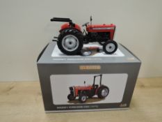 Universal Hobbies 1:16 scale die-cast, Massey Ferguson 230 (1975) Tractor, in original box with
