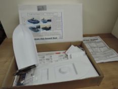 Deans Marine 1:24 scale model kit, ST21021-1 Light Seal Support Craft Stab Boat, with instructions