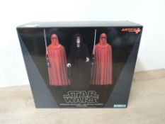 Kotobukiya ARTFX Plus 1/10 scale Pre Painted Model Kit, Star Wars, Emperor Palpatine with Royal