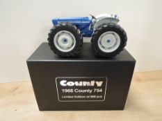 Universal Hobbies 1:16 scale die-cast, County Super Four 754 Tractor Limited Edition 160/999, in