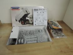 Mixed scale plastic kits, Emhar 1:24 scale 2402 Bedford OSBT SWB O Series 5-ton Tipper Truck,