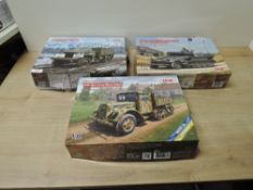ICM 1:35 scale plastic kits, 35105 WWII German Observation Vehicle with Crew, 35410 WWII German