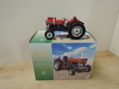 Universal Hobbies 1:16 scale die-cast, Massey Ferguson 135 Tractor, in original box with internal