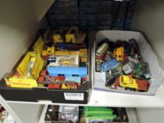 Playworn and Modern Die-casts, Matchbox, Dinky, Budgie, modern Shells Sports Car Collection x8
