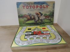 John Waddington Ltd, Totopoly The Great Race Game, 1980's plastic horses, very little use, appears