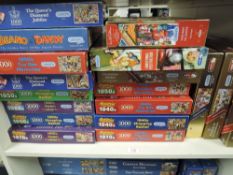 Gibsons Modern Jigsaws, 1000 Pieces including Memories series x9, Diamond Jubilee x2, Limited