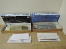 Trumpeter 1:350 scale Plastic unmade Kits, 04544 HMS Type 23 Frigate-Kent F78, 05301 WW2 Liberty