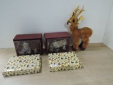 Steiff Bears, Modern Mohair Bear, 1838/30 Fawn, height 35cm, yellow tag, Enesco 100 Years of Teddy