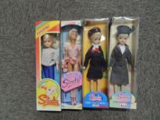 Sindy Dolls, BEA 1950's Cabin Crew Uniform, BEA 1970's Cabin Crew Uniform, Pedigree 42050 Funtime
