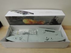 Academy Hobby 1:350 scale plastic kit, 14108 HMS Warspite 1942 Premium Edition, opened but appears